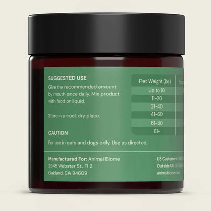 Animal Biome Gut Defender Cleanse and Protect for Cats & Dogs 60-g - Dog & Cat Digestive & Probiotics Supplements 4