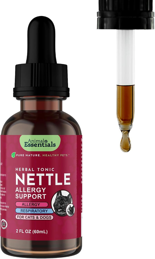 Animal Essentials Herbal Tonic Nettle Allergy Support for Dogs & Cats - 2-oz - Dog Supplements & Vitamins 2