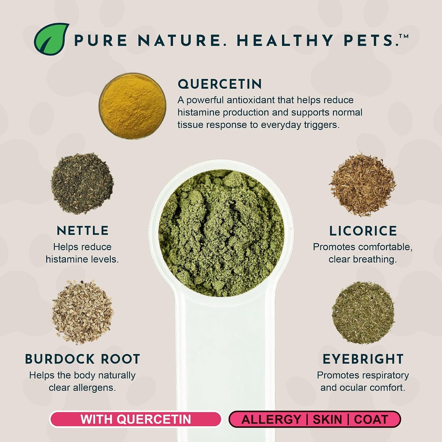 Animal Essentials Seasonal Allergy Powder for Dogs & Cats 2.5-oz - Dog Supplements & Vitamins 3