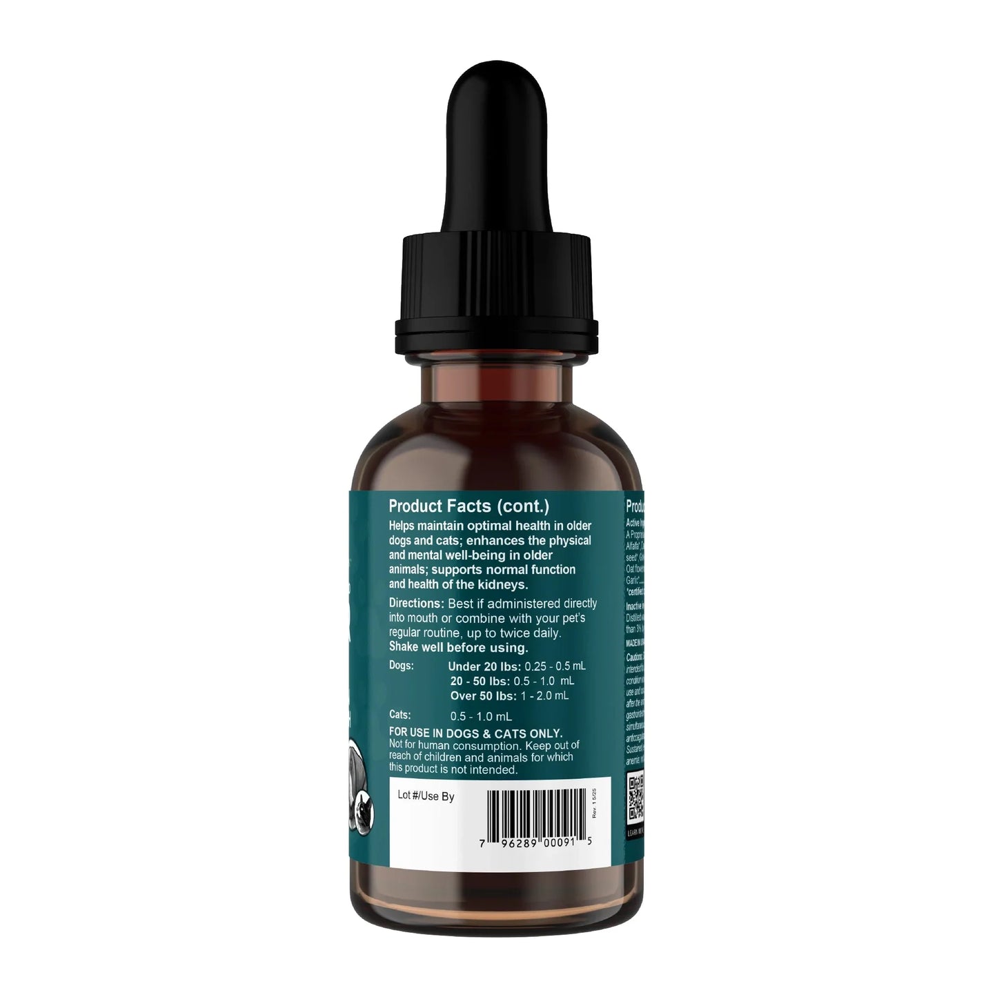 Animal Essentials Senior Support Herbal Tonic to Maintain Optimal Health for Dogs & Cats - Pet Vitamins & Supplements 3