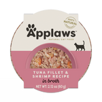 Applaws Natural Tuna Fillet with Shrimp in Broth Can Cat Food