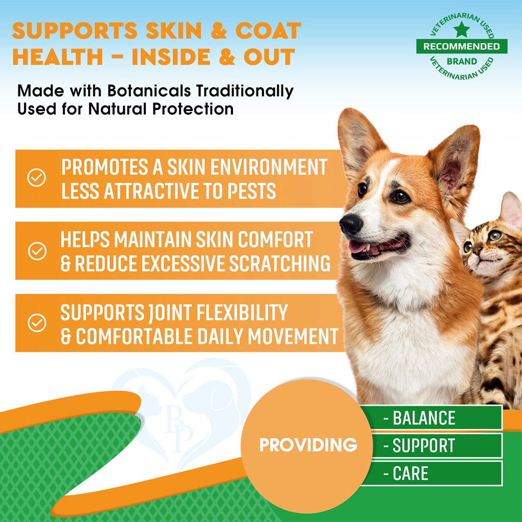 Beloved Pets Oral Flea & Tick Support Multivitamin Supplement for Dogs & Cats 2-oz - Dog Multi-Vitamins 7
