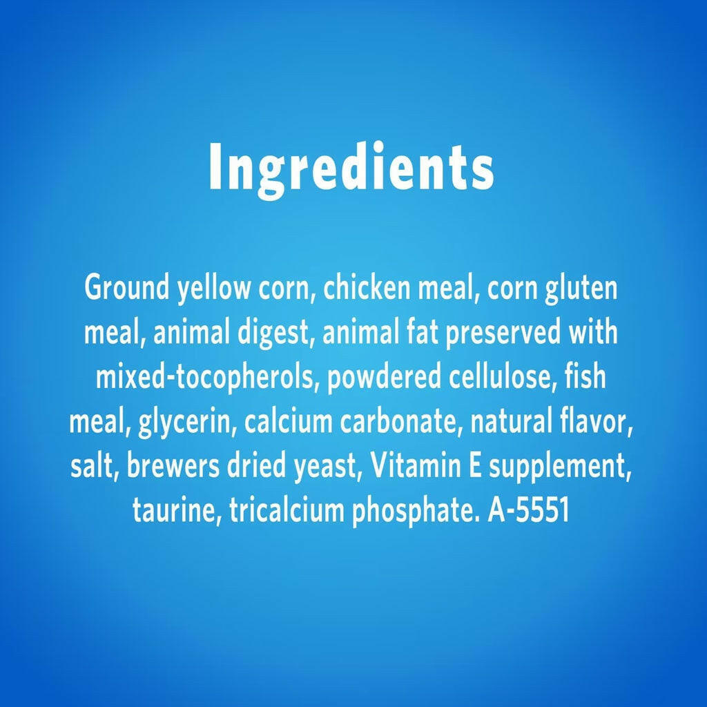 Ingredients of Purina DentaLife Chicken Crunchy Bites Dental Cat Treats