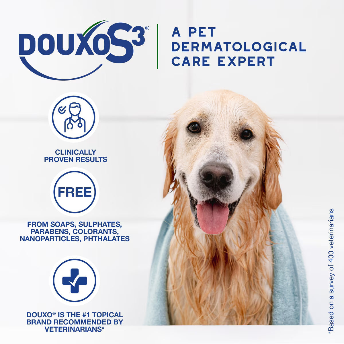 Douxo S3 SEB Odor-Control Seboregulating Dog & Cat Shampoo - Medicated Shampoos & Sprays 6