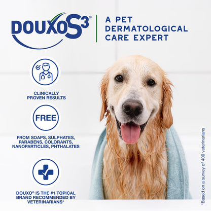 Douxo S3 SEB Odor-Control Seboregulating Dog & Cat Shampoo - Medicated Shampoos & Sprays 6