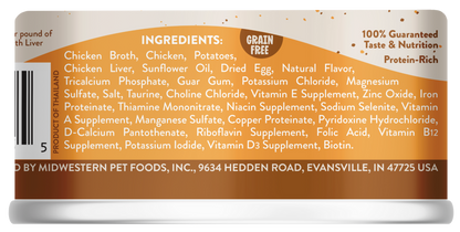 Earthborn Holistic Grain Free Chicken Jumble with Liver Canned Cat Food