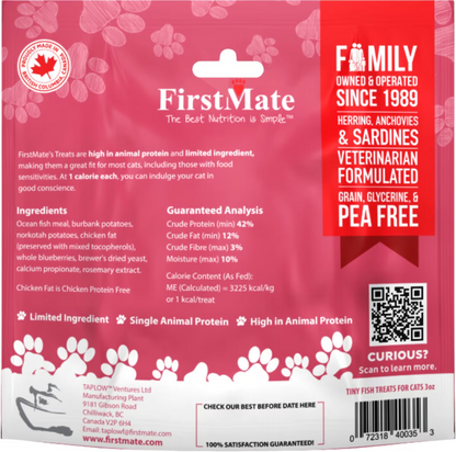 FirstMate Meal Formula Grain Free Cat Treats (3 oz) - Cat Treats 6