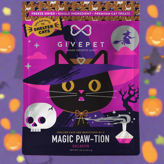 GivePet Magic Paw-Tion Freeze-Dried Cat Treats, 1.25-oz