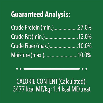 Greenies Feline Savory Salmon Flavor guaranteed analysis