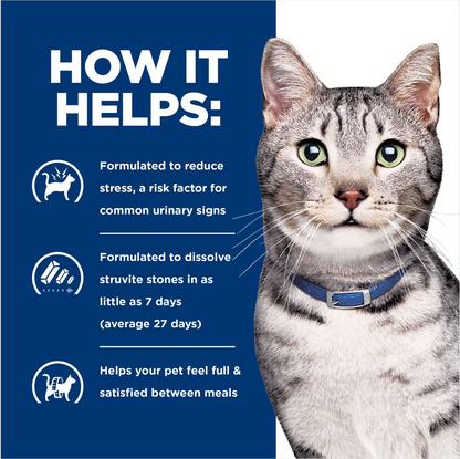 Hill's Prescription Diet c/d Multicare Stress + Metabolic, Urinary Stress + Weight Care Chicken Flavor Dry Cat Food