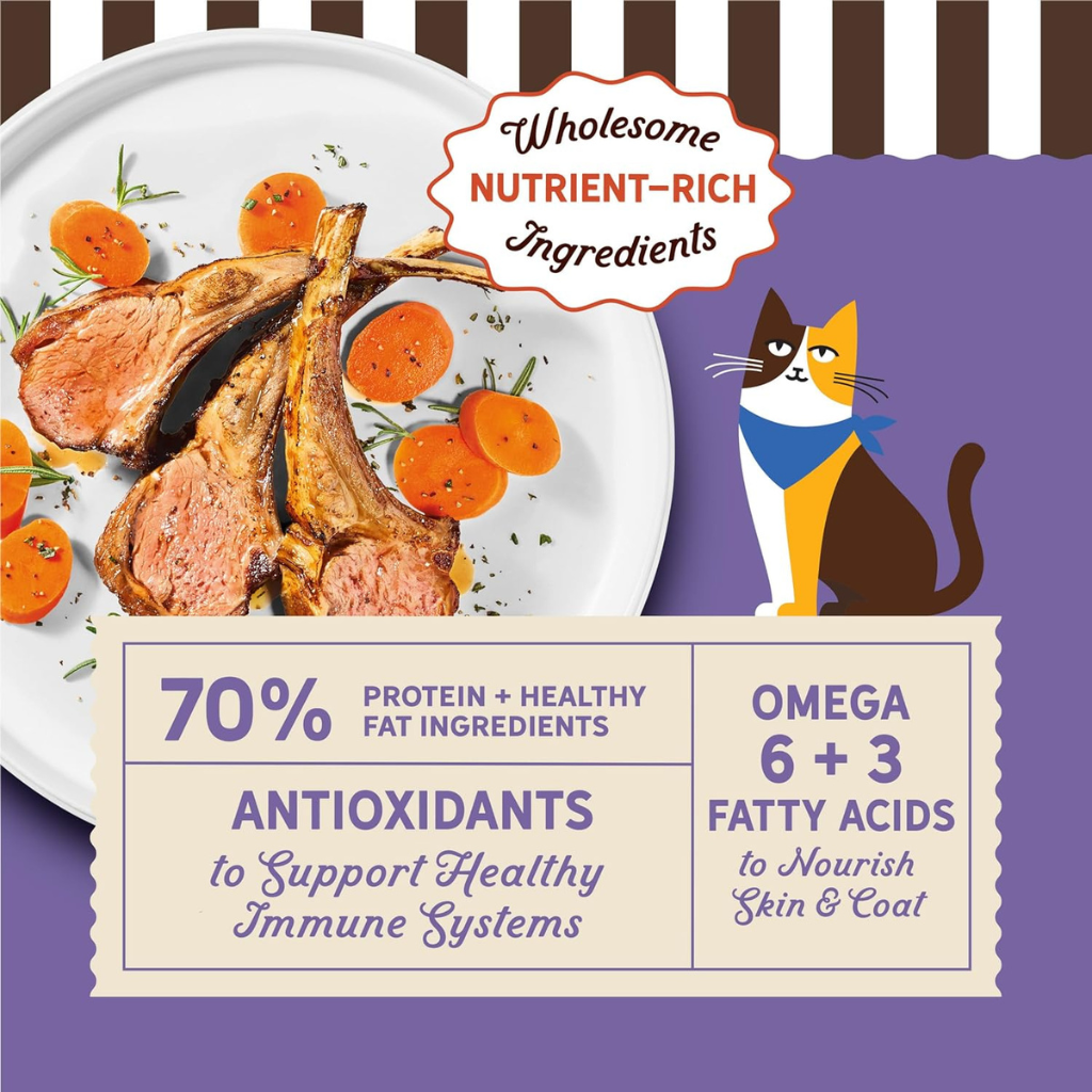 Merrick Purrfect Bistro Grain Free Pasture-Raised Lamb & Carrots Recipe Dry Cat Food - Cat Food 3