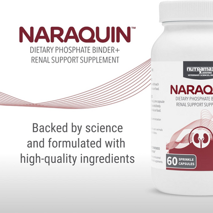 Nutramax Naraquin Renal Sprinkle Capsules for Dogs & Cats - Backed by science with high quality ingredients