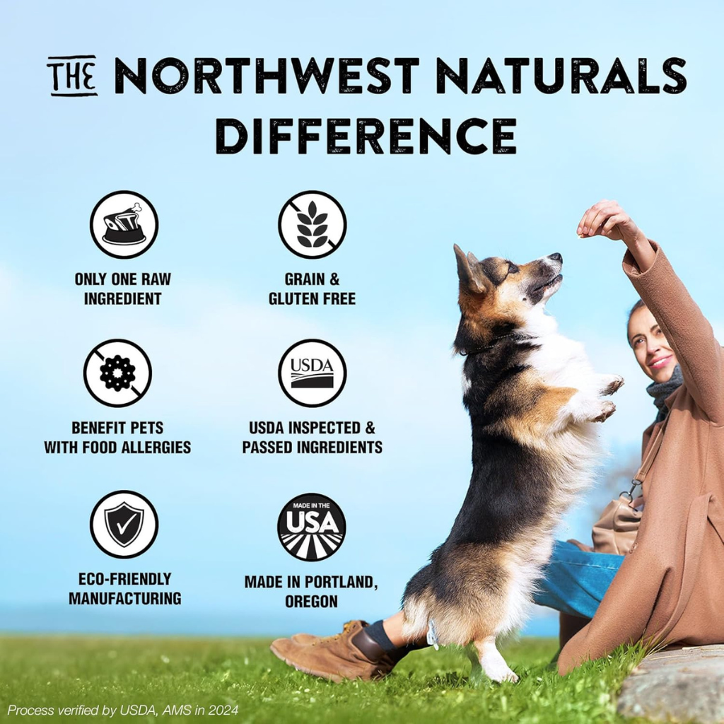 Northwest Naturals Freeze-Dried Whitefish Treats for Dogs & Cats (2.5 oz) - dog treat 6