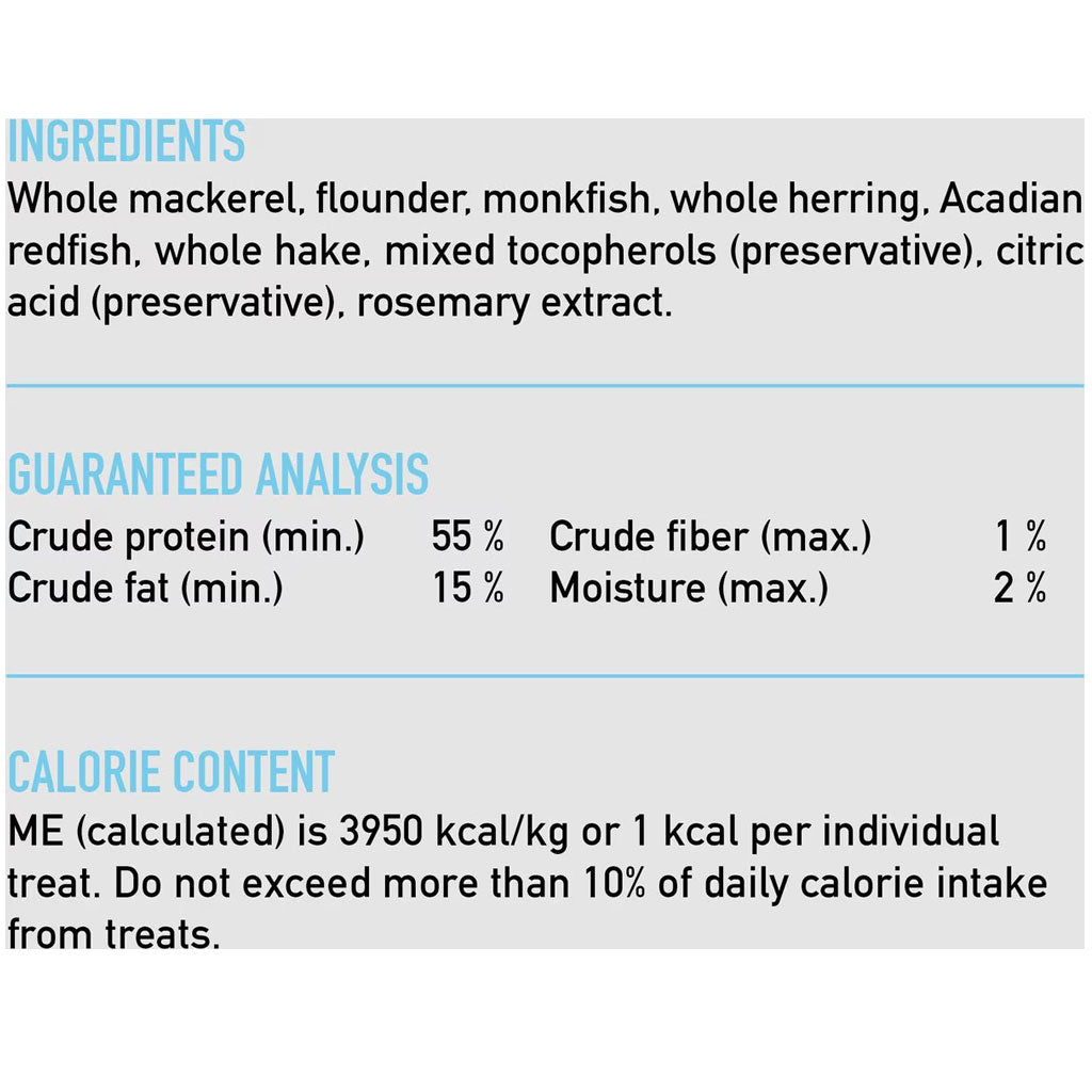 ORIJEN Six Fish Grain-Free High-Protein Raw Animal Ingredients Freeze Dried Cat Treats, 1.25-oz bag