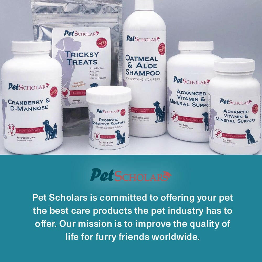 Pet Scholars Cranberry & D-Mannose Urinary Tract Support (75 Chewable Tablets) - Dog Supplements & Vitamins 8