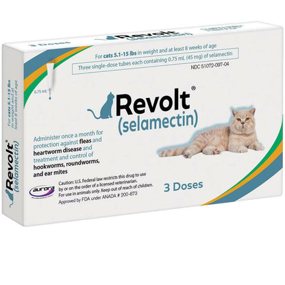 Revolt Topical Solution for Cats 5.1-15 lbs