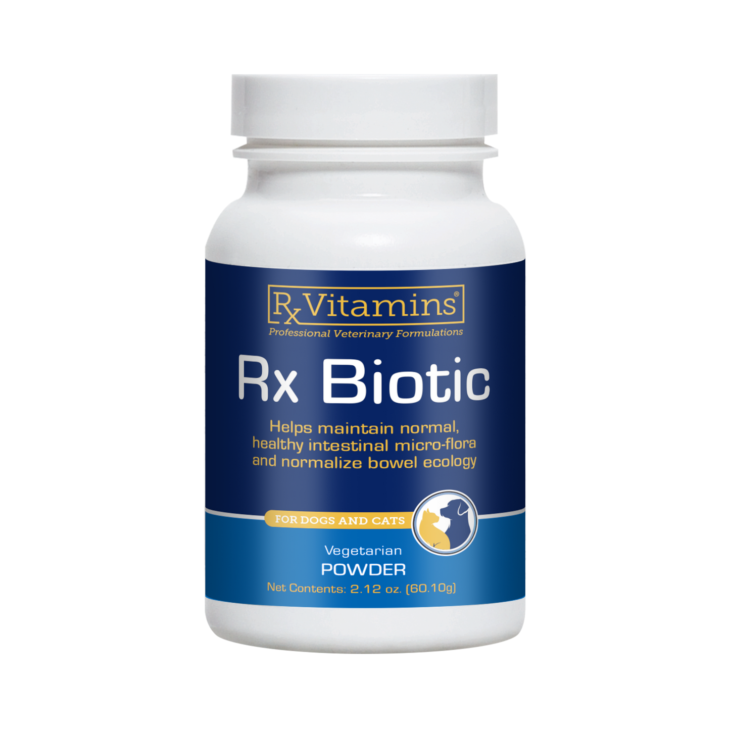 Rx Biotic Powder Digestive Supplement for Cats & Dogs - 2.12 oz jar - Dog Supplements & Vitamins 1