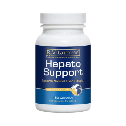 Rx Vitamins Hepato Support Liver Supplement - 180 caps - Dog Supplements & Vitamins 1