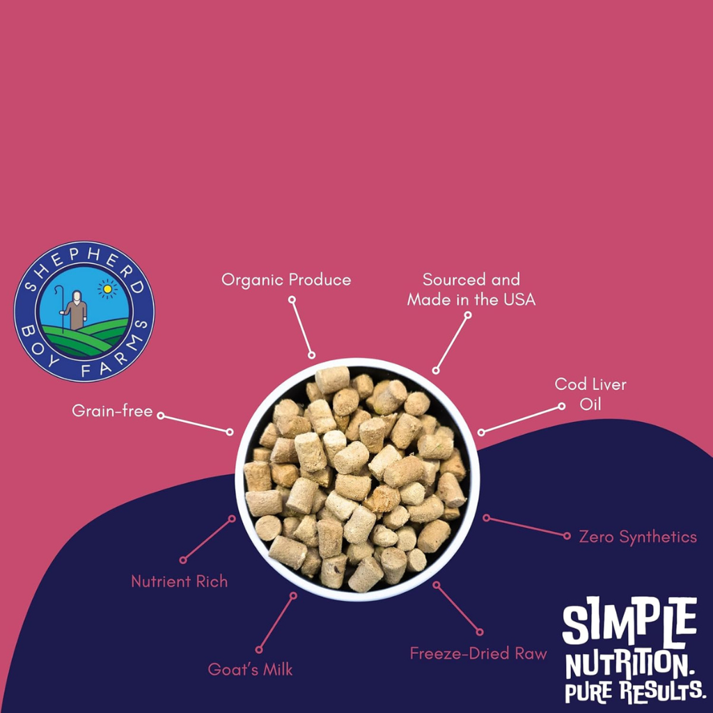 Shepherd Boy Farms Fish Recipe Freeze Dried Cat Food (12 oz) - Freeze-Dried Cat Food 6