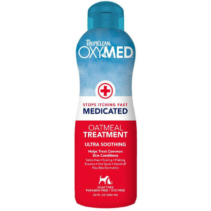 Tropiclean Oxy-Med Treatment Rinse For Pets (20 oz)
