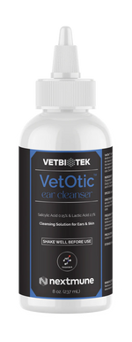 VetBioTek VetOtic Ear Cleansing Solution For Pets - 8-oz - Dog & Cat Ear Care 1