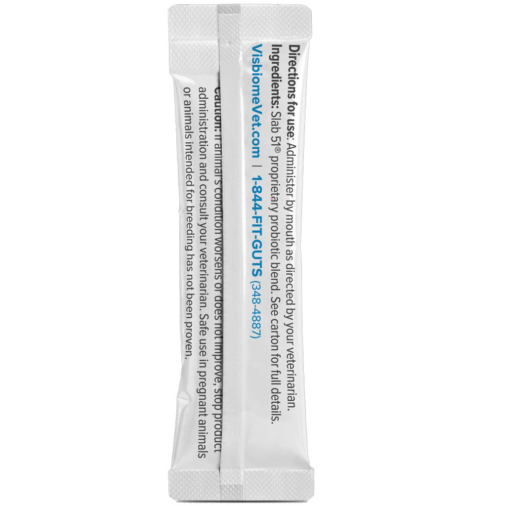 Visbiome Vet High Potency Probiotic Packets Constipation Care for Cats