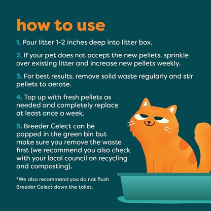 World’s Best Cat Litter Breeder Celect 14 lbs - Cat Litter & Waste Disposal 4